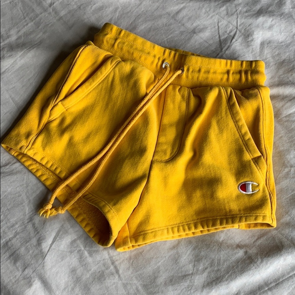 Yellow champion shorts